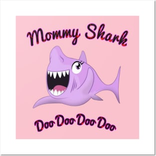 Mommy shark halloween day Posters and Art